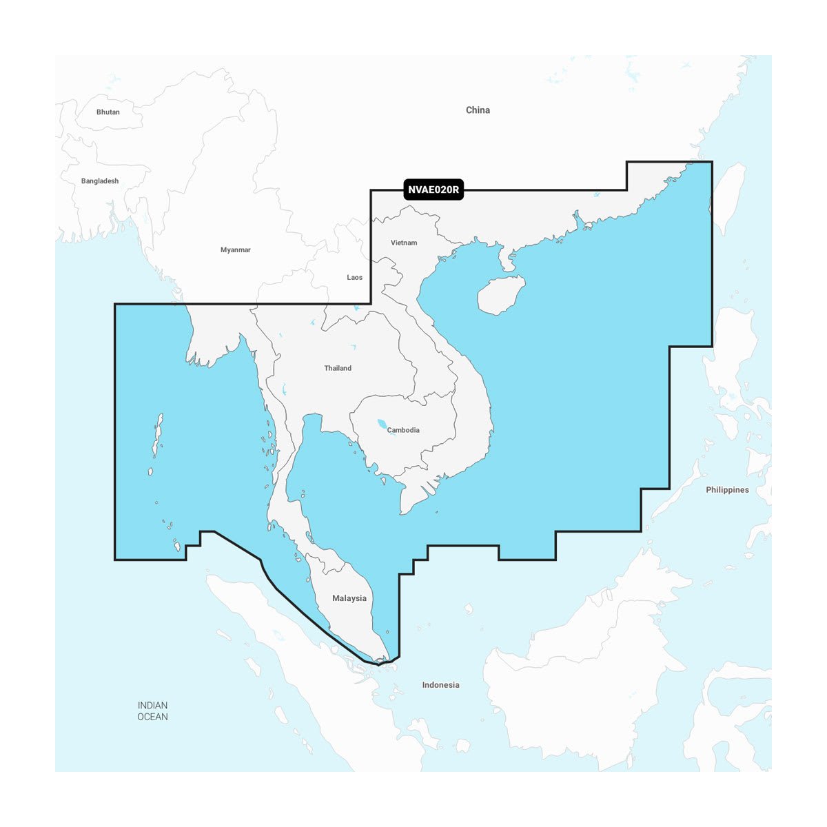 Garmin NVAE020R South China & Andaman Seas (GNV+)