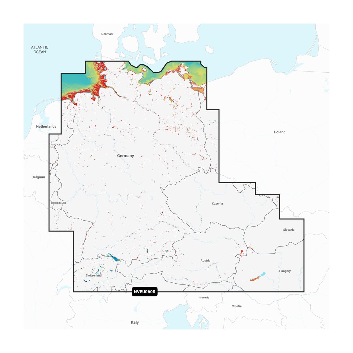 Garmin NVEU060R Germany, Lakes & Rivers (GNV+)