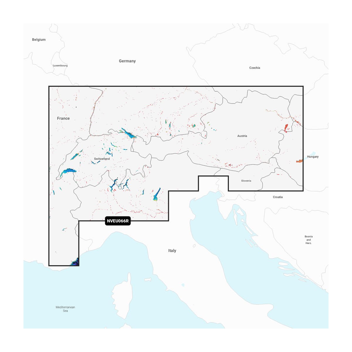 Garmin NVEU066R Alpine, Lakes & Rivers (GNV+)