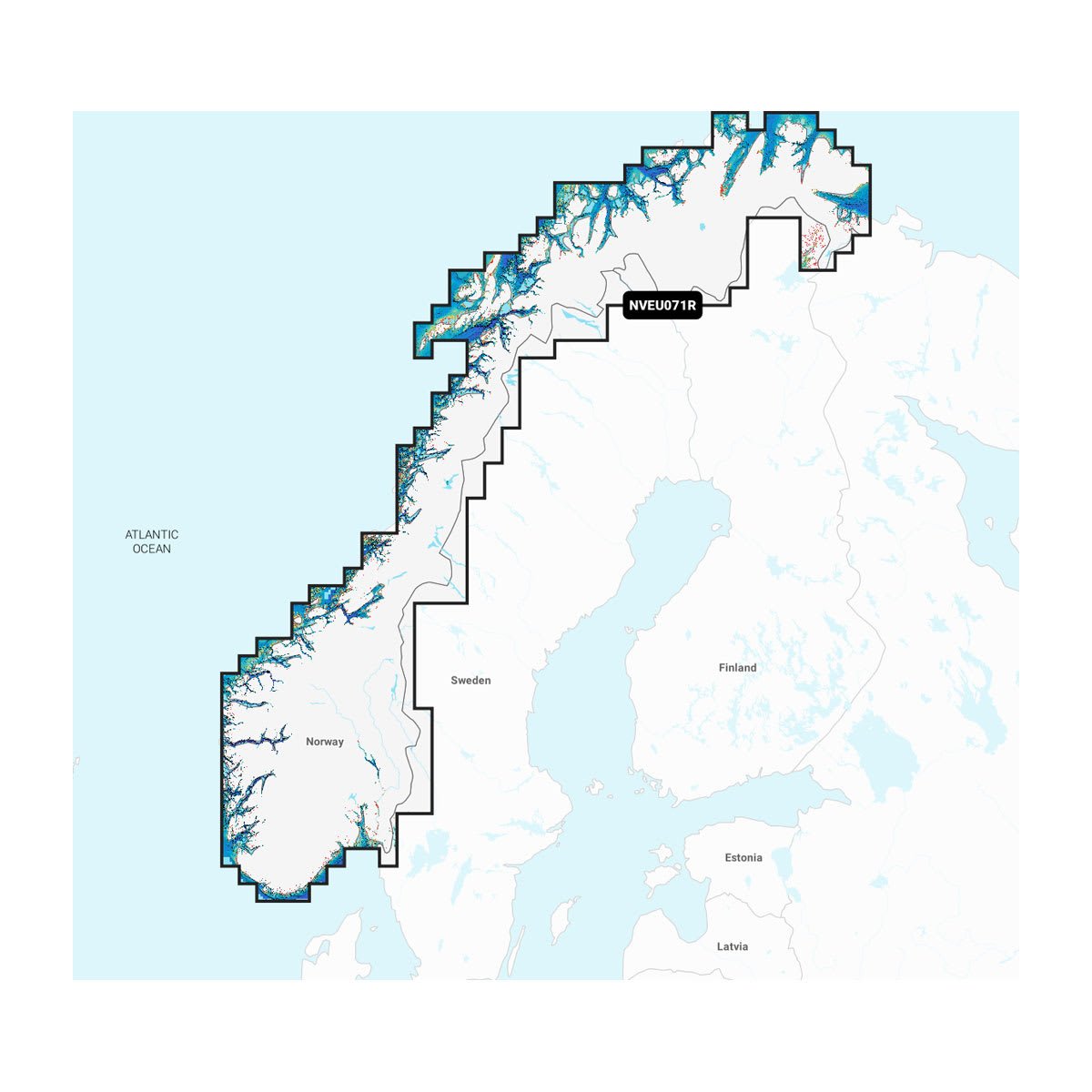Garmin NVEU071R Norway, Lakes & Rivers (GNV+)