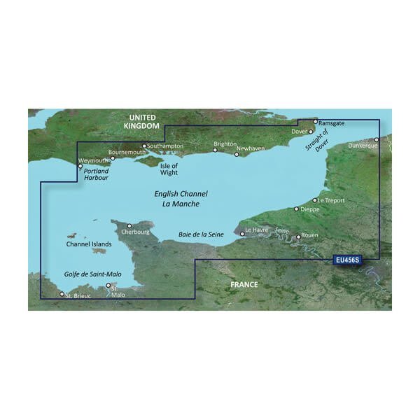 Garmin VEU456S-g3 English Channel, Central-East