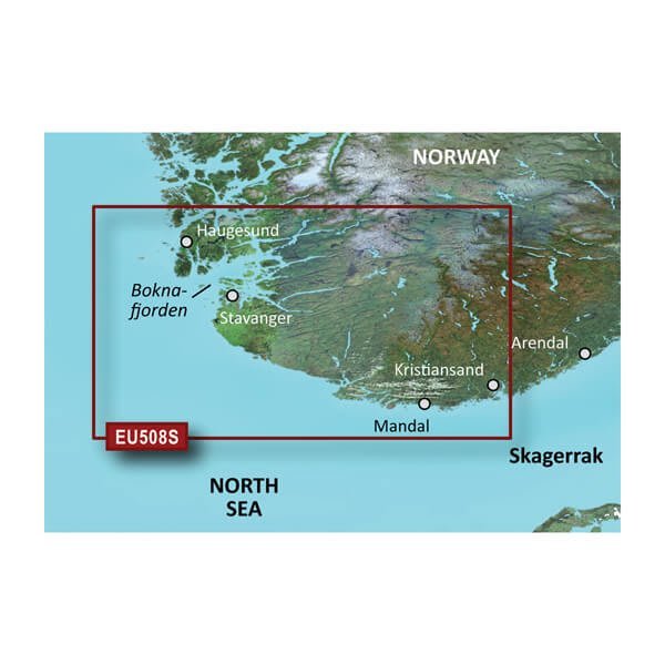 Garmin VEU508S-g3 Kristiansand-Haugesund-Ryfylke