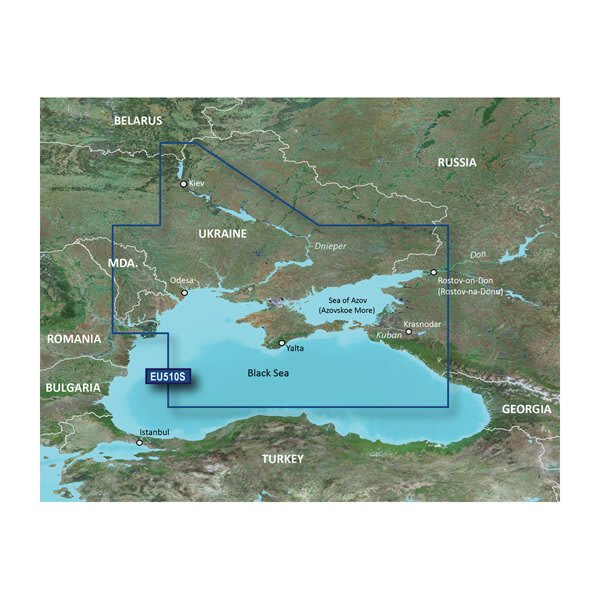Garmin VEU510S-g3 Dnieper River and Azov Sea