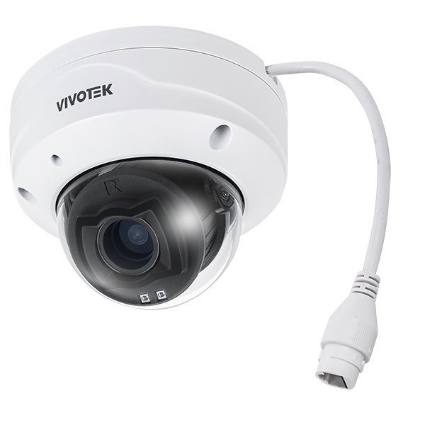 Vivotek Dome Camera; 2.8-12mm; 30m IR; WDR PRO; Smart VCA; Deep Search; Mic; IK10; Re-Search