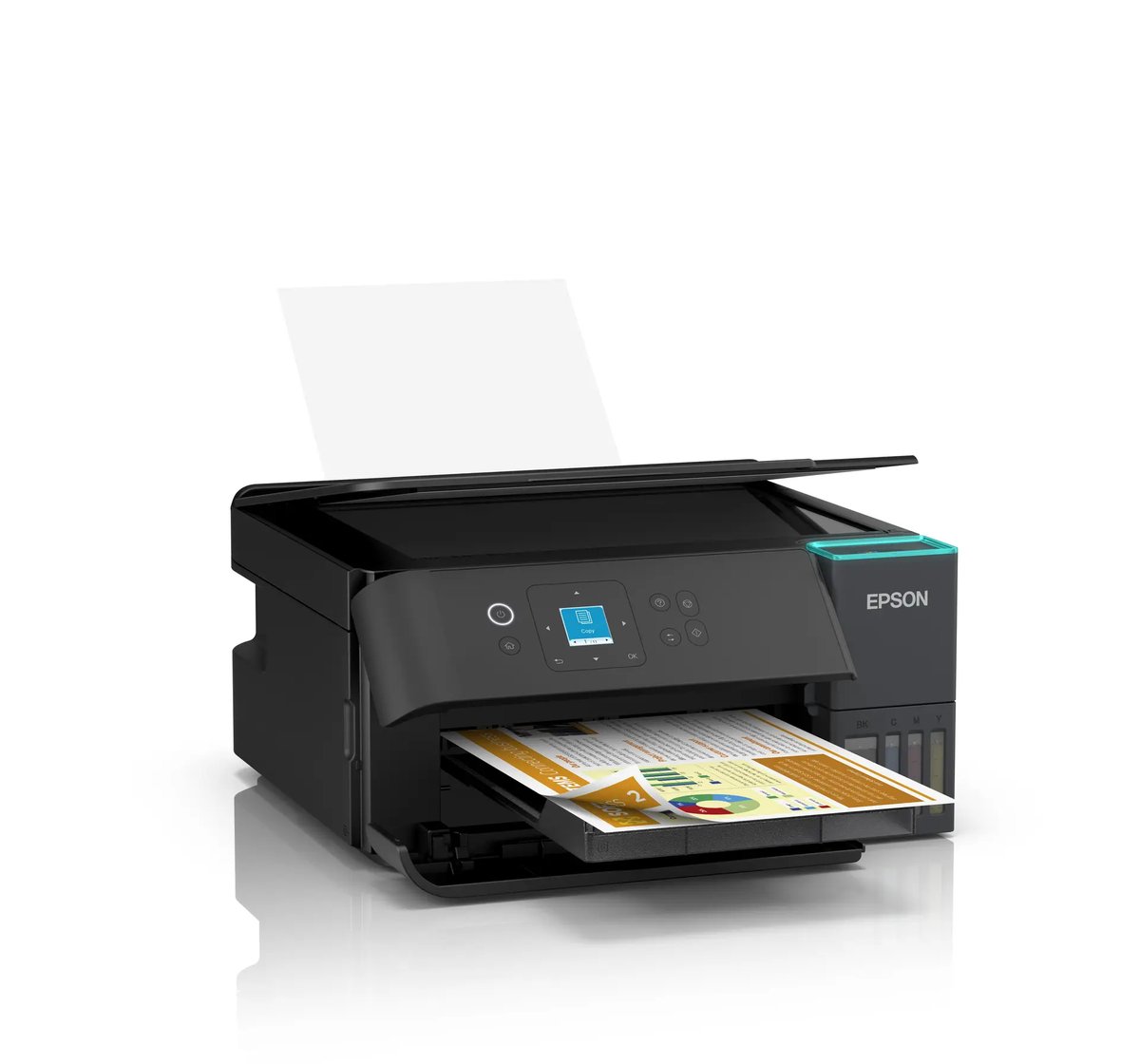 Epson Printers Epson EcoTank L4360 A4 3-in-1 Colour Ink Tank Printer with Auto Duplex & Wi-Fi (C11CL41411)