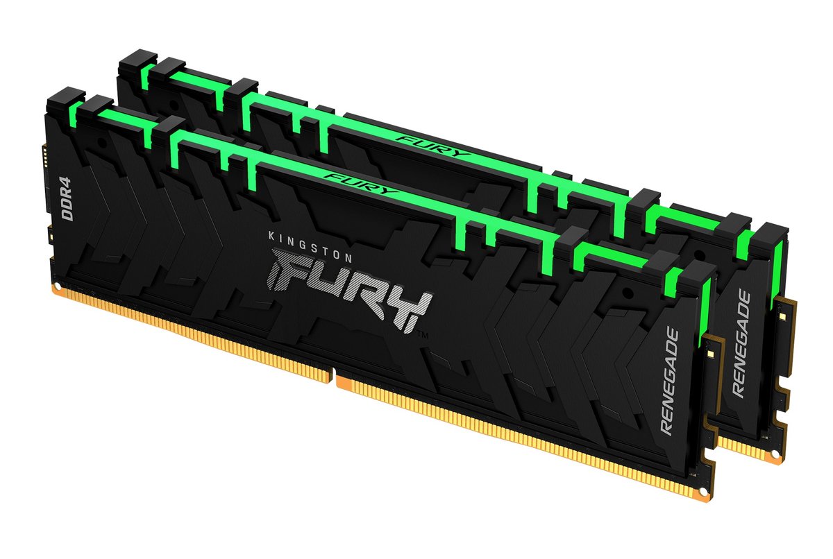 Kingston hyper-x predator RGB HX430C15PB3AK2/16 / fury renegade RGB KF430C15RBAK2/16 - DDR4-3000 ( pc4-24000) , with tall heatsink , CL15 , 8Gb x 2 kit - support Intel XMP ( eXtreme Memory Profiles ) , 1.35 - 288pin - lifetime warranty