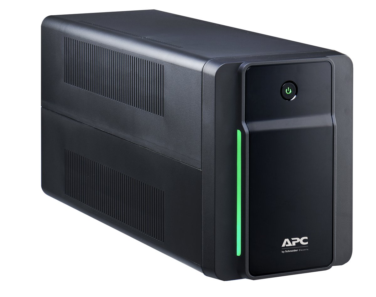 APC Back-ups BX2200Mi - black with AVR+power conditioning , line interactive , 2200VA / 1200w , 6x iEC power outputs - RJ-45 UTP protection ; with monitoring software , Usb interface