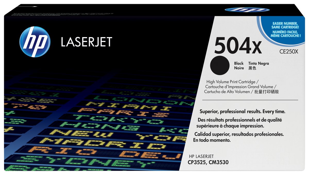 Hp ce250x no504X Blk-10500p