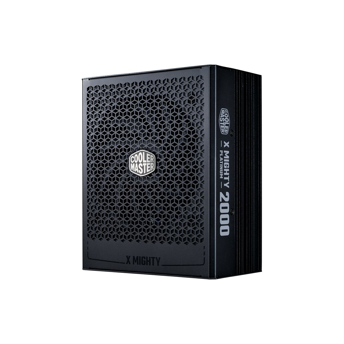 Cooler Master X Mighty Platinum 2000W ATX 12V 3.1 80Plus Platinum Certified Fully Modular Power Supply Supports Dual 12V-2x6 Connectors, Active PFC And 120mm FDB Silent Fan – Black Colour