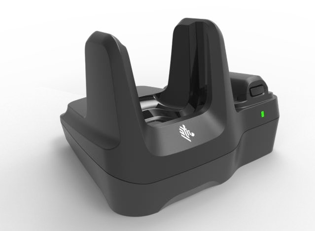 Zebra MC22/MC27 Single Slot Charge & Communication Cradle with Spare Battery Charger.