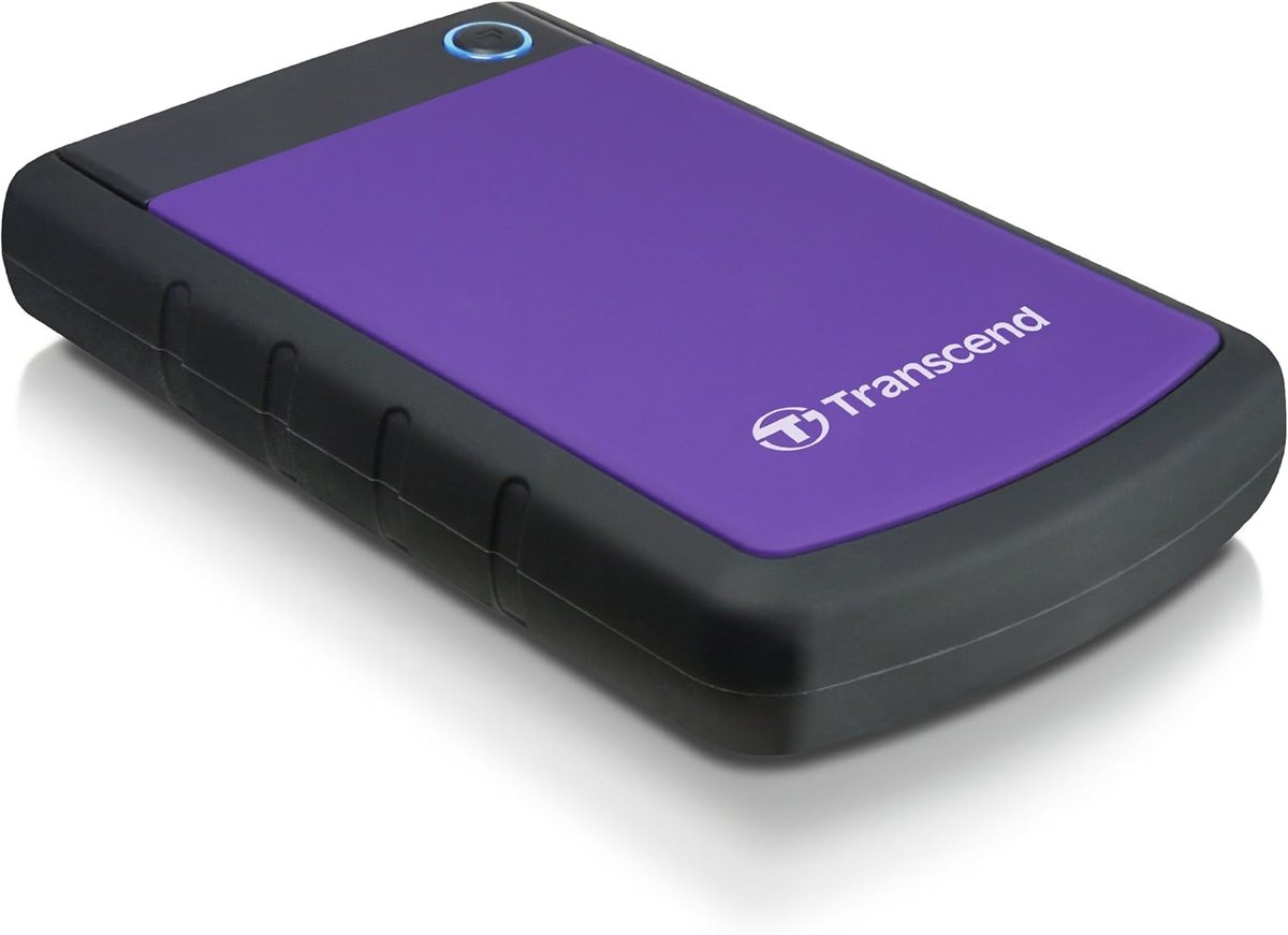 Transcend Storejet 2.5'' 4TB 25H3 USB 3.1 Rugged HDD - Purple