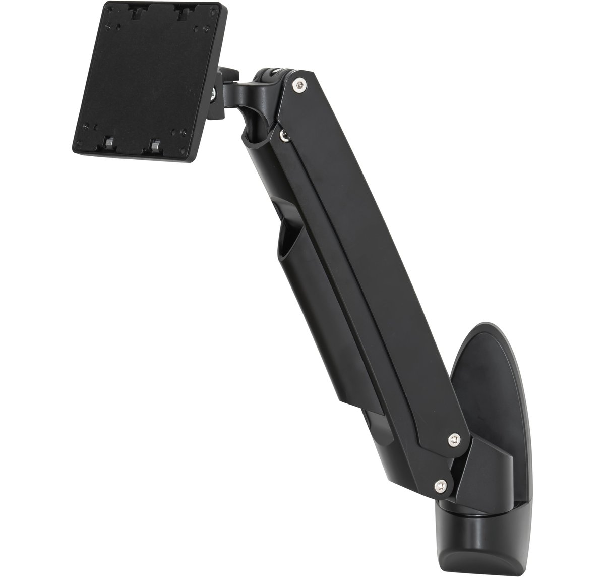 Aavara GW110C free style gaming display stand - flip mount for 1x display - wallmount , with 1 arm / 2 joints - 40 ( +20~-20 ) tilt angle adjustable , 95 ( +60~-35 ) tilt arm adjustment , 180 ( +90~-90 ) swivel angle adjustable , 360 rotation pivot for landscape or portrait , height adjustable , with ExperTorque technology , smart cable management , aluminum alloy/Steel , VESA mounting : 100x100 / 75x75mm , support up to 49"/19Kg