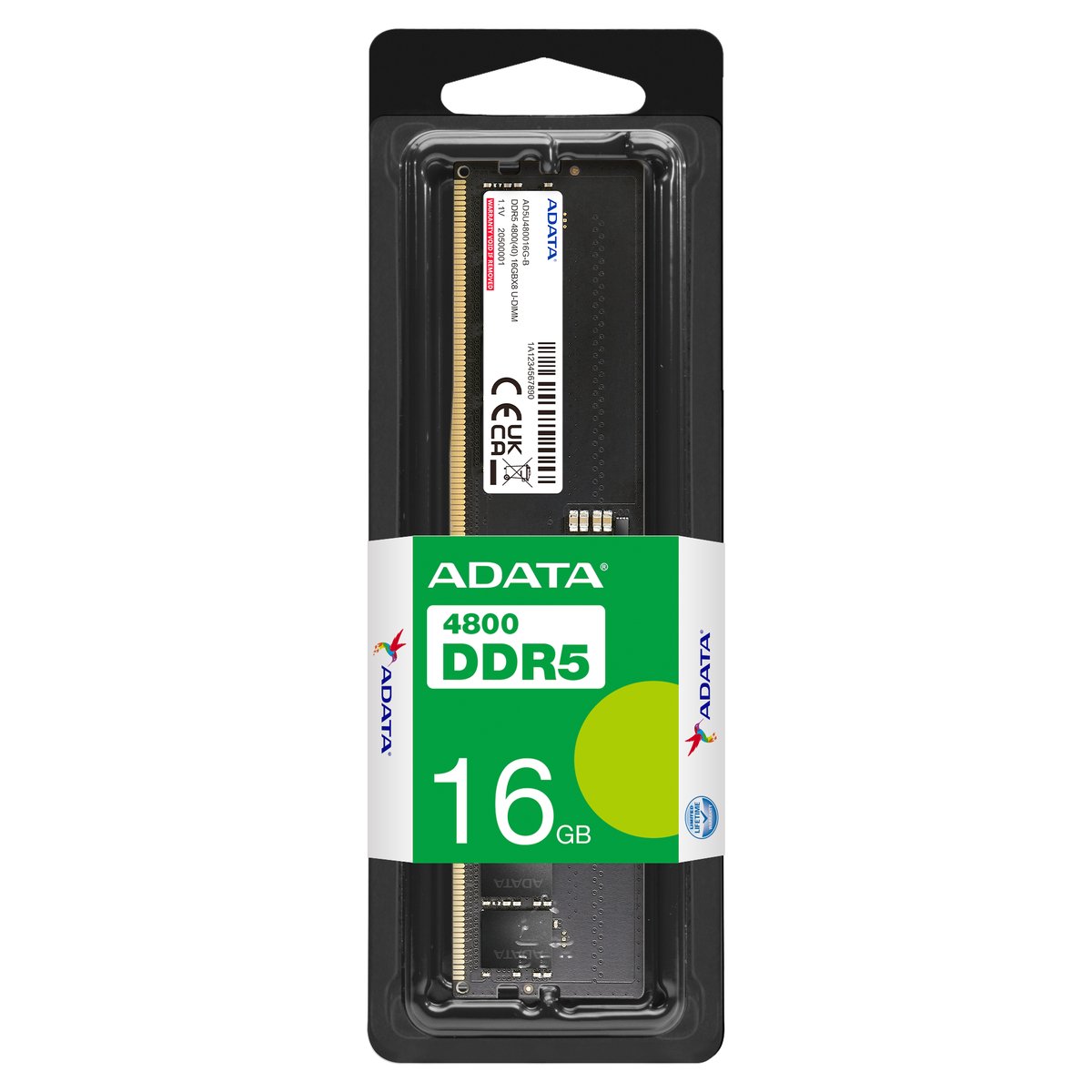 Adata Premier Value - 16GB x1 (16GB) , DDR5-4800MT/s , CL40