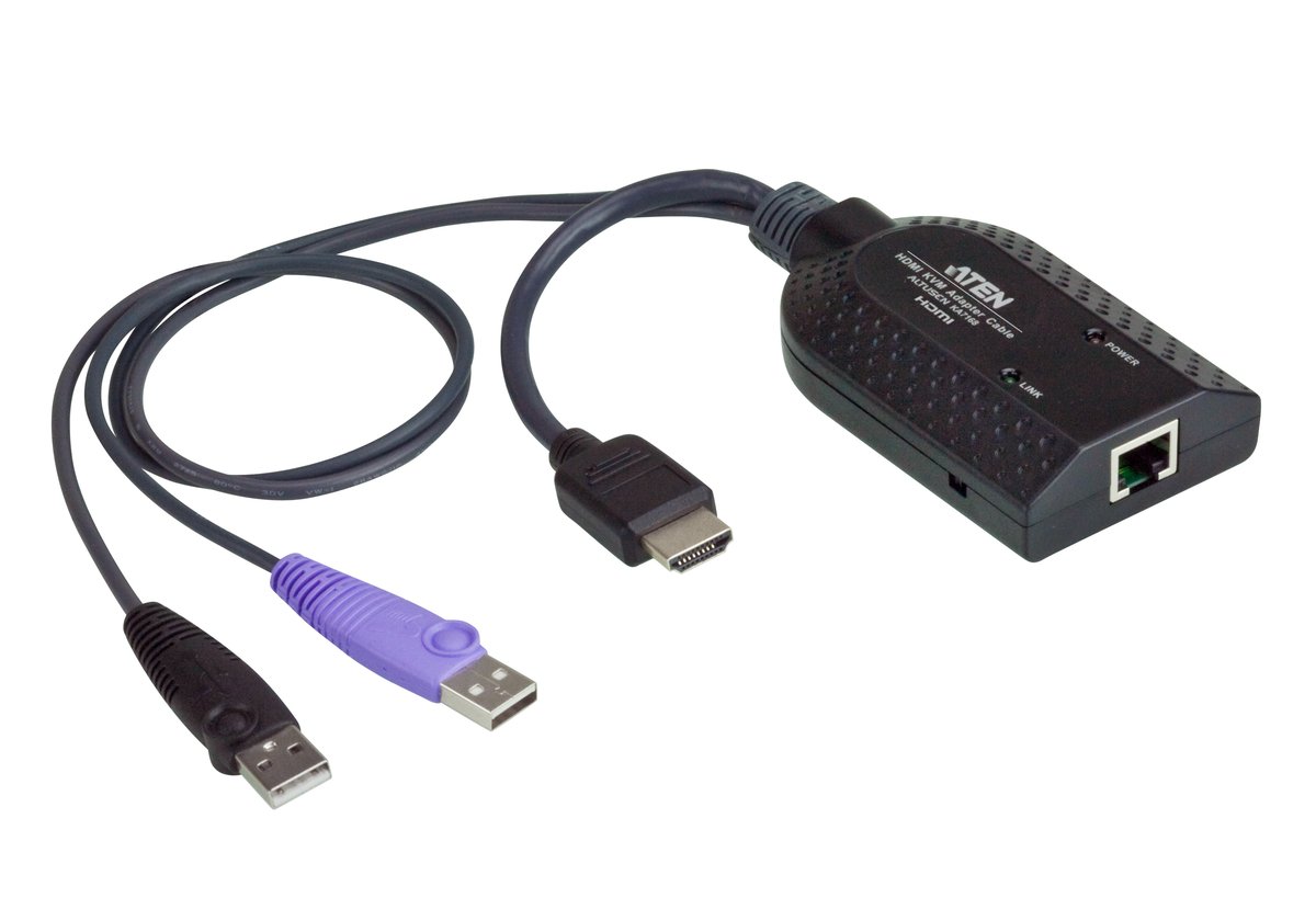 ATEN USB HDMI Virtual Media KVM Adapter W/CAC/ATEN ALTUSEN