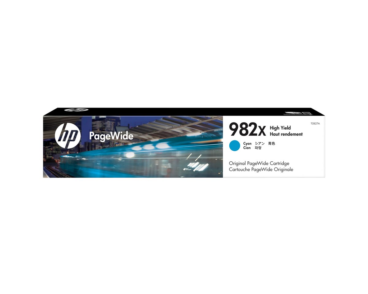 HP T0B27A ( no.982XL ) Cyan ink , 16000pages - for hp pagewide enterprise 765, 780, 785