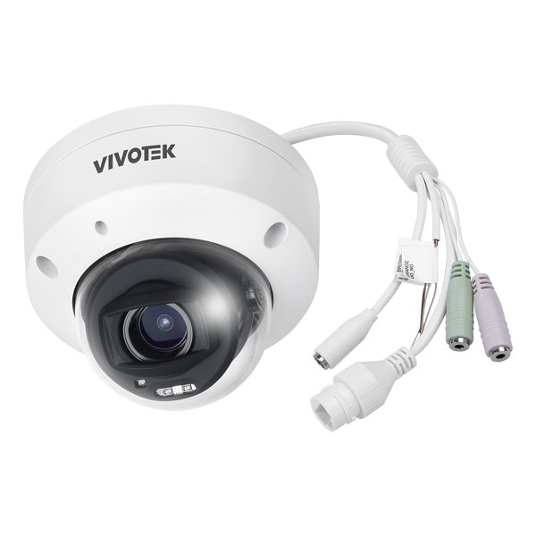 Vivotek Outdoor IK10 Dome; H.265 5MP; 2.7-13.5mm; 30M IR; DI/DO; WDR PRO; Smart VCA; Deep Search