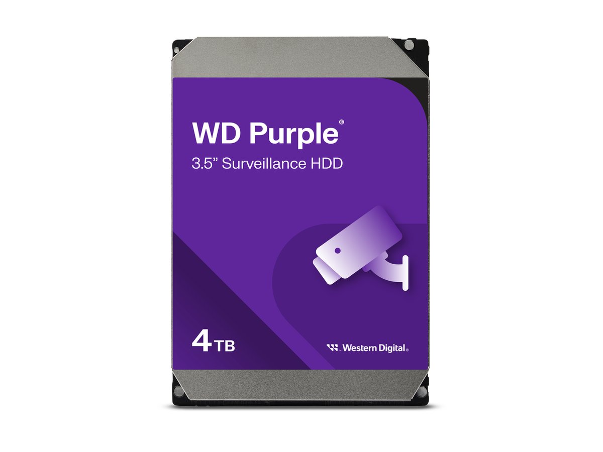 Samsung SSD Western Digital WD Purple 3.5'' 4TB Surveillance Hard Drive