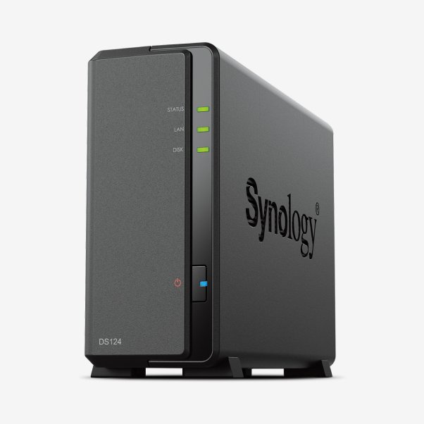 Synology DiskStation 1 Bay NAS; Realtek RTD1619B; 4-core 1.7 GHz; 1 GB DDR4 non-ECC; RAM not upgradeable