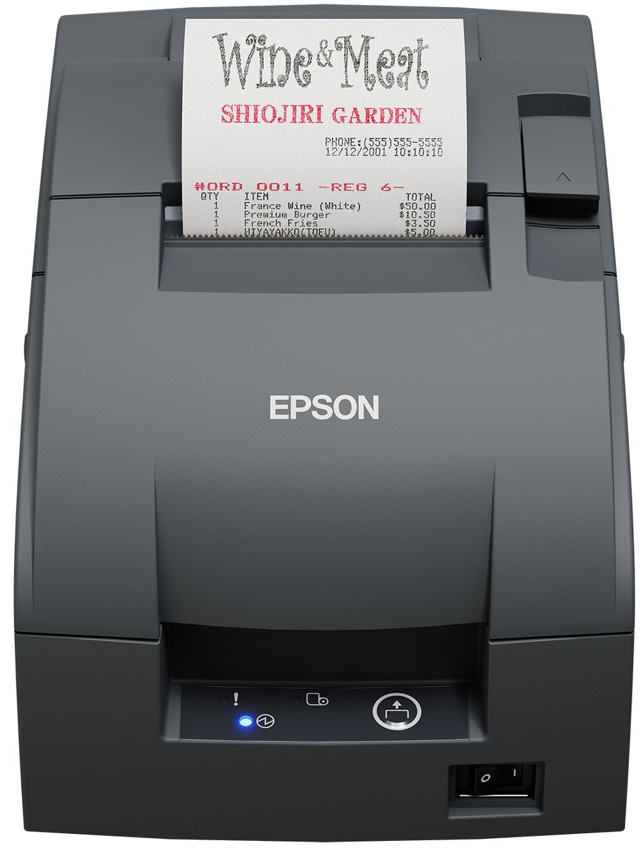 Epson POS C31CL27102 SERIAL Epson Entry Level ImpactReceipt Printer with Auto Cutter - Serial