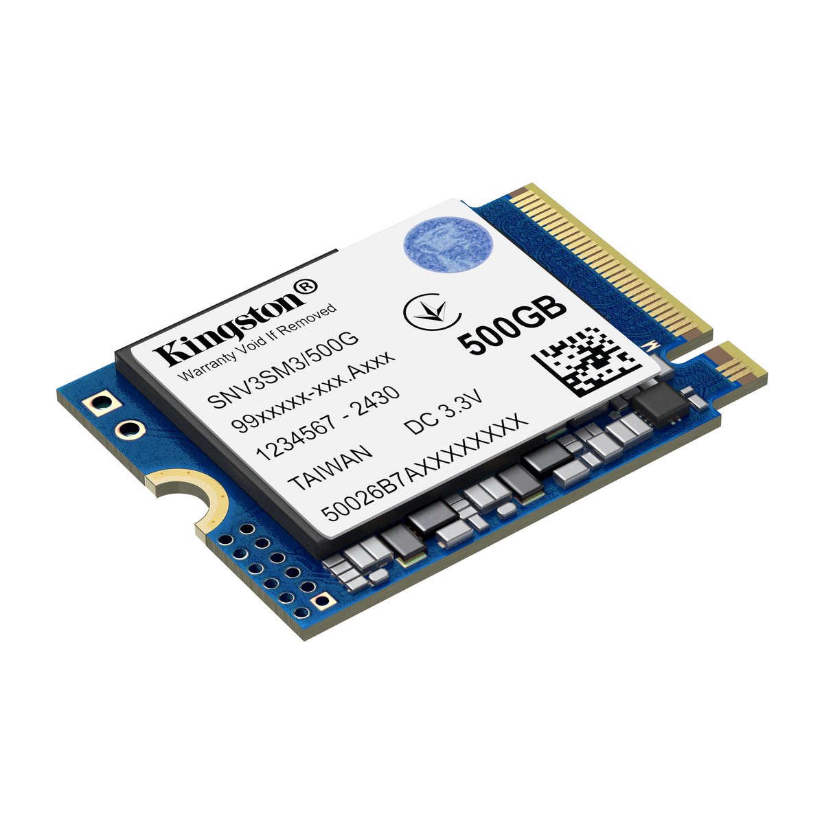 Kingston NV3 - 500GB , M.2 2230 , PCIe Gen4 x4 NVMe SSD