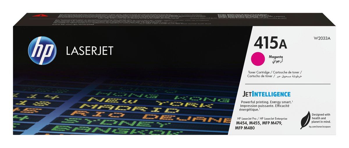 HP W2033A no.415A Magenta toner , 2100pages - for HP color laserjet M454, M455, M479, M480 series