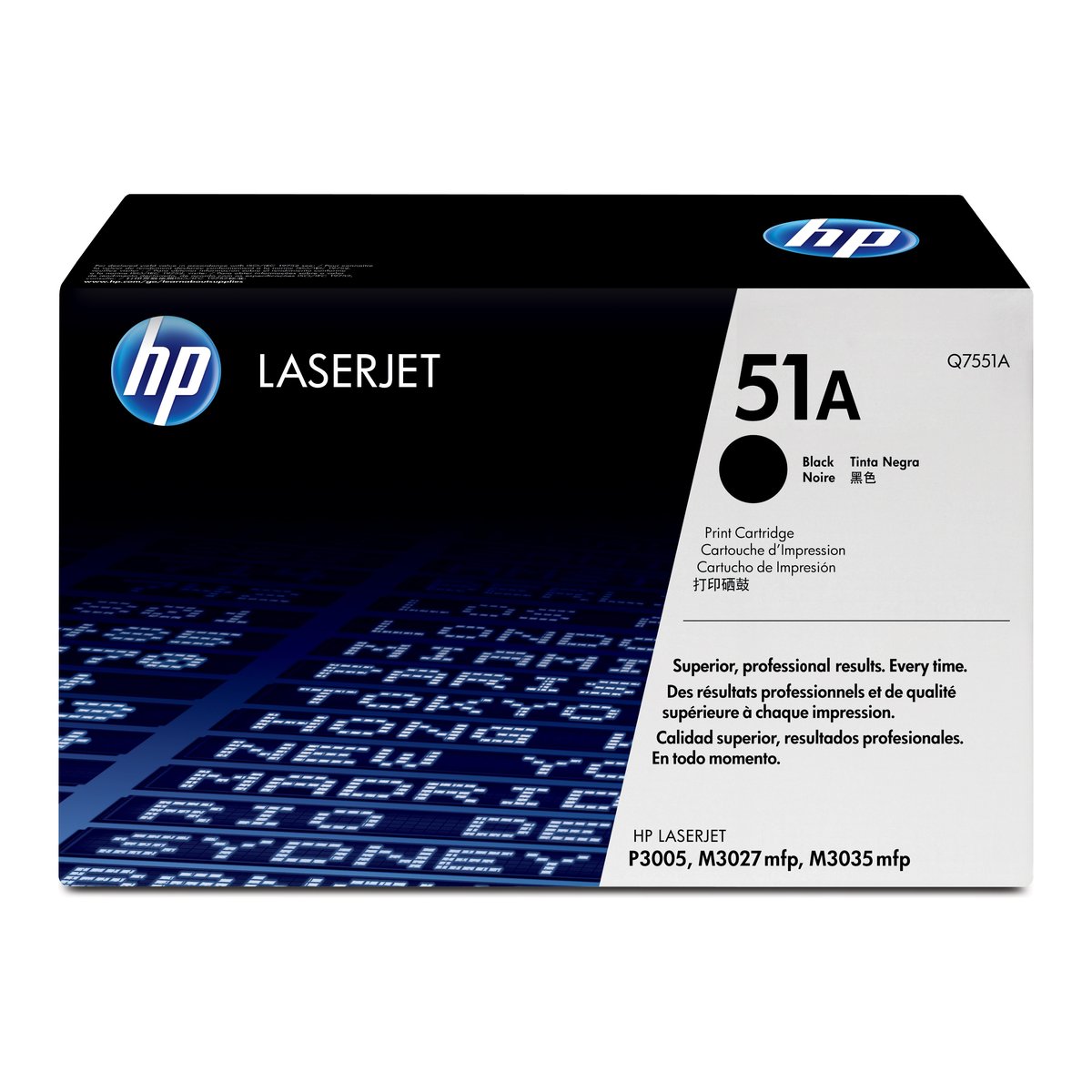 HP Q7551A no.51A black toner , 6500pages - for HP laserJet P3005 series, M3027mfp series, M3035mfp series