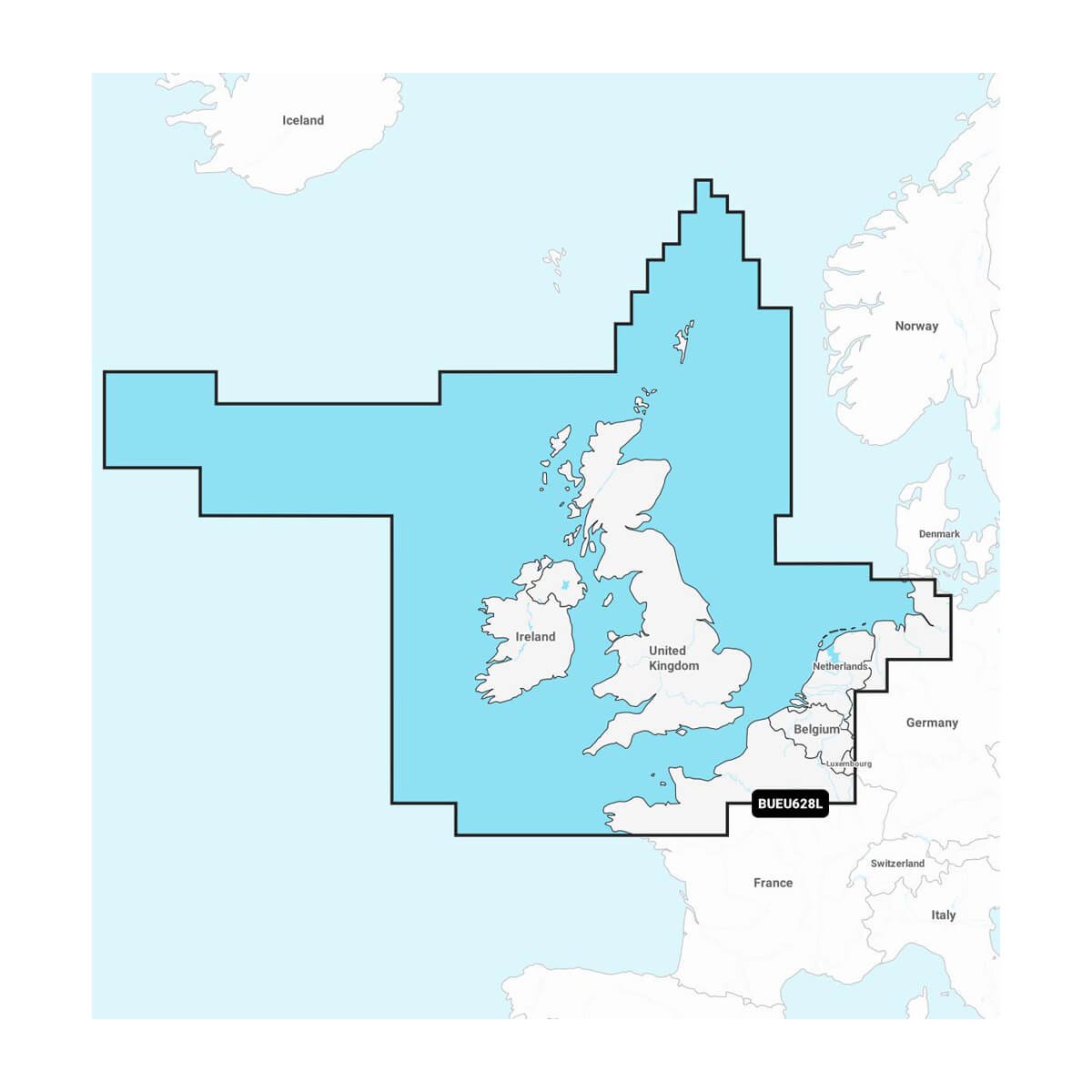 Garmin GN+ UK, Ireland & Holland - Built-in Chart Update Card