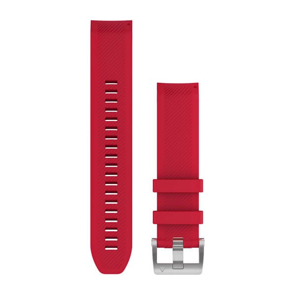 Garmin QuickFit 22mm Plasma Red Silicone Strap (MARQ)
