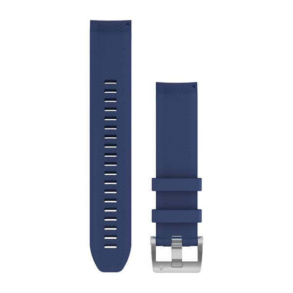 Garmin QuickFit 22mm Navy Blue Silicone Strap (MARQ)