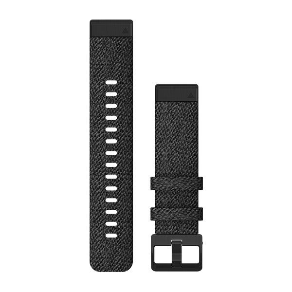 Garmin QUICKFIT® 20 Heathered Black Nylon with Black HW