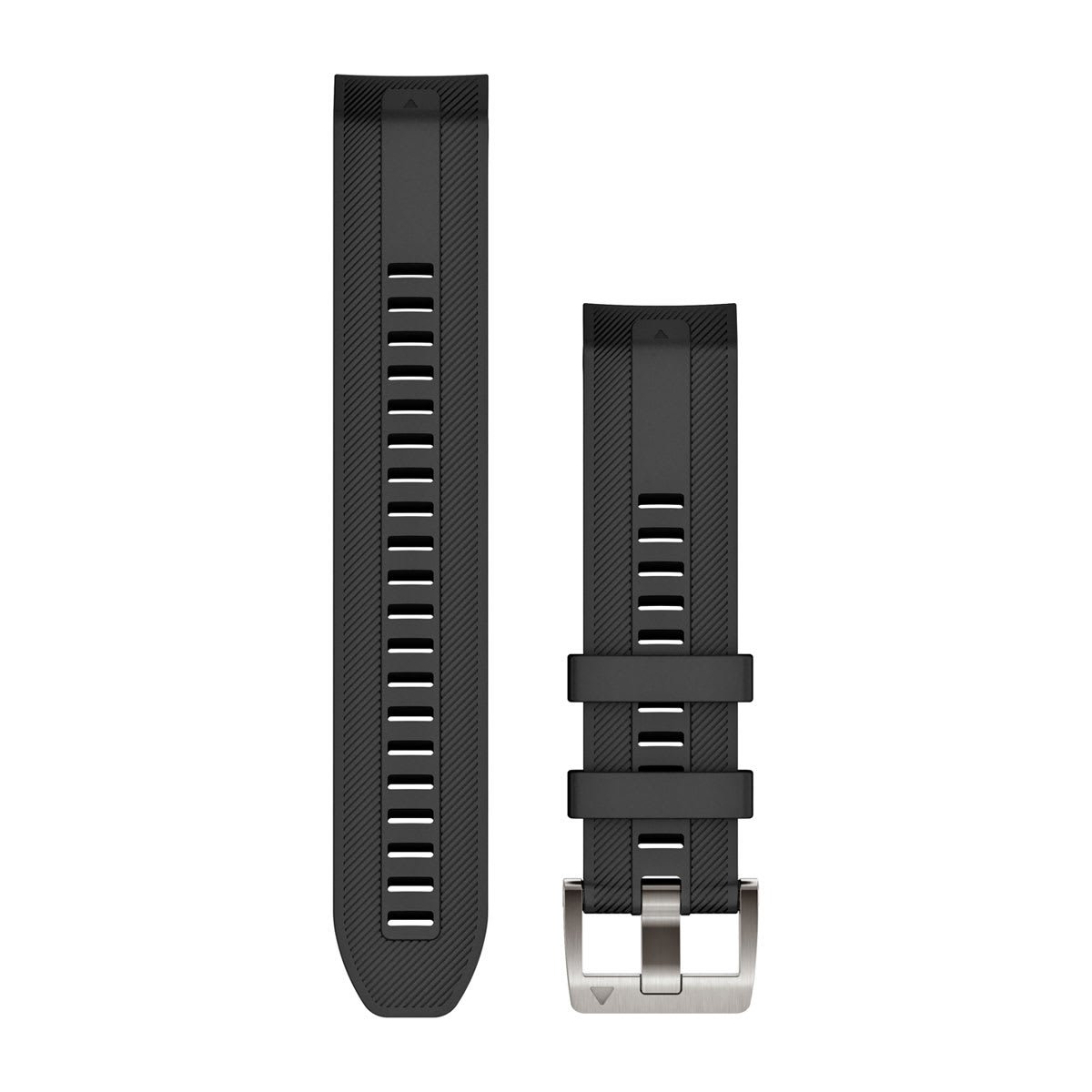 Garmin QuickFit® 22 Watch Straps, Black Silicone Strap (MARQ II)