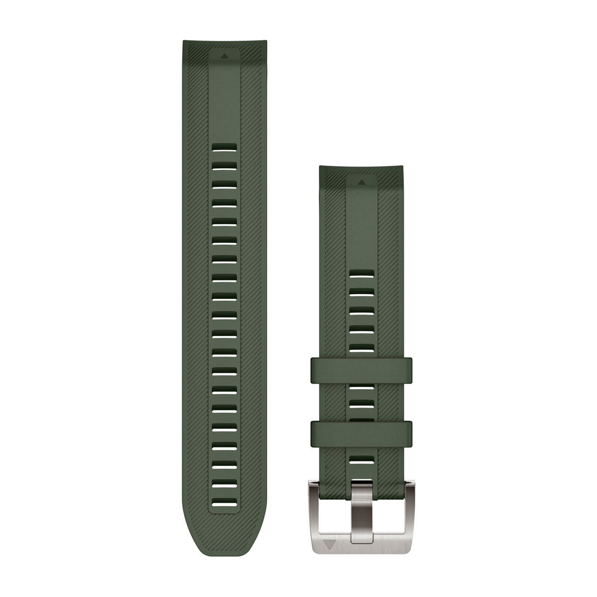 Garmin QuickFit® 22 Watch Straps, Pine Green Silicone Strap (MARQ II)