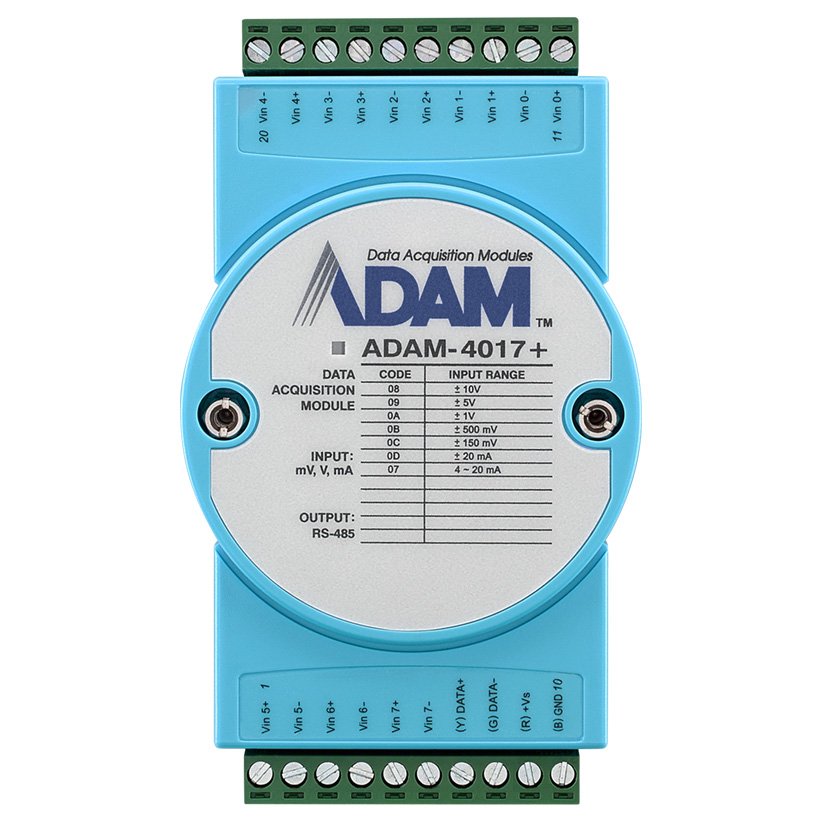 Advantech 8-Channel Analog Input Module With Modbus, 16-Bit Resolution And Supports 8X Different Inputs