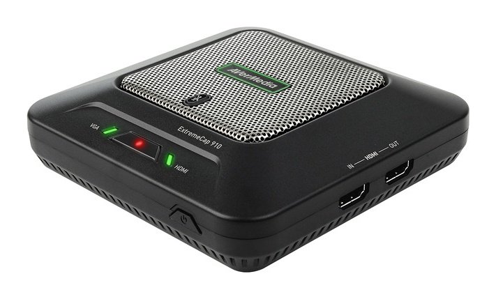 AVerMedia CV910 Extreme Cap Capture Device With 360-Degree Microphone And HD Video Capturing - Black Colour