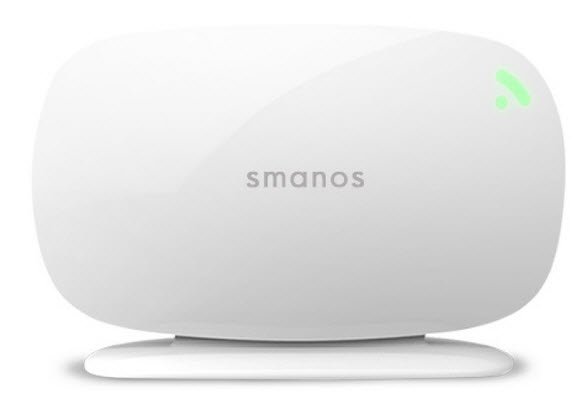Smanos X300 Home Alarm System With Streamline Design And Supports Entry+Exit Delay, 5X Alarm Phone Numbers And 10X Remote Controls With Built-in 18650 3.7V 1200mAh Lithium Battery For 15-Hours Standbuy - Pure White Colour