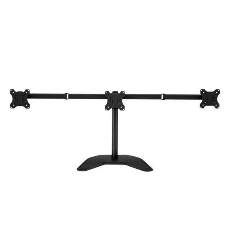 Tuff-Luv - 3 x Monitor Screen Arm Desk Stand - Black