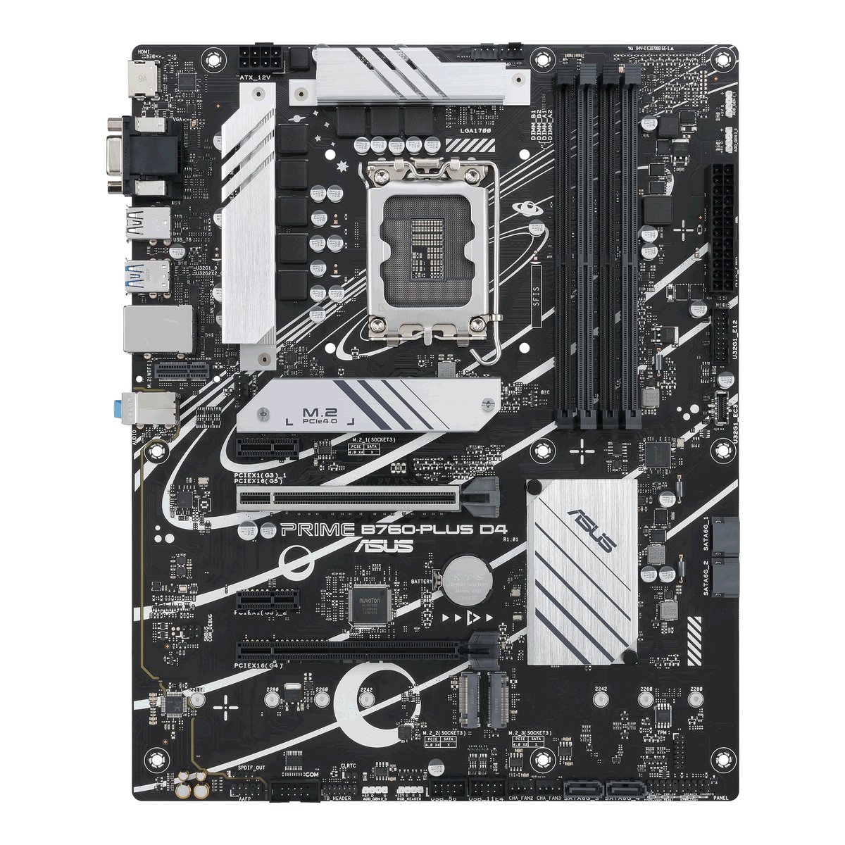 ASUS OP ASUS Motherboard/LGA1700/DDR4/4xDIMM/Max.128GB/1xDP/1XHDMI/ 1xVGA/1xPCIe5x16/1xPCIe4x16/2xPCIe3x1/3xM.2/4xSATA/RAID.