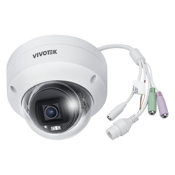 Vivotek Outdoor IK10 Dome; H.265 5MP; 2.8mm; 30M IR; DI/DO; WDR PRO; Smart VCA; Deep Search