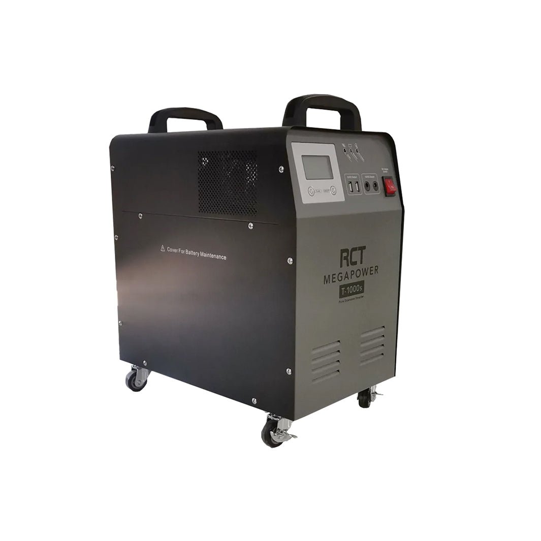 Portable Power RCT 1KVA/1000W LINE INTERACTIVE UPS INVERTER TROLLEY - 1 X 100AH GEL BATTERY (Warranty Electronics- 1 year; Battery 6 Month)
