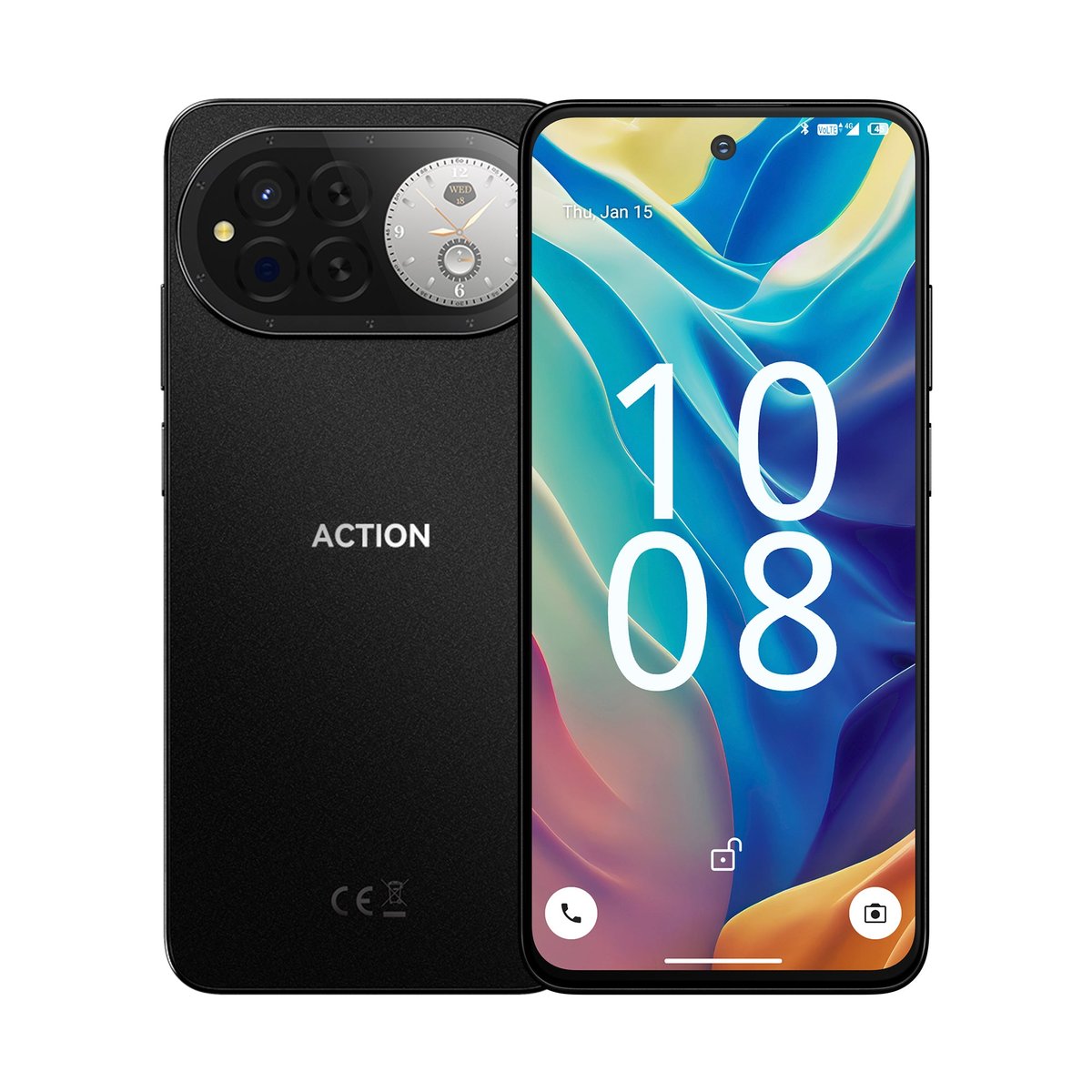 IIIF150 Smartphone/6.67 in/IP68/69K HD/Dual Display/18GB/256GB/48MP/Dual Sim/Fingerpr Recog/5100mAh/10W/Google Play.6mon batt warranty