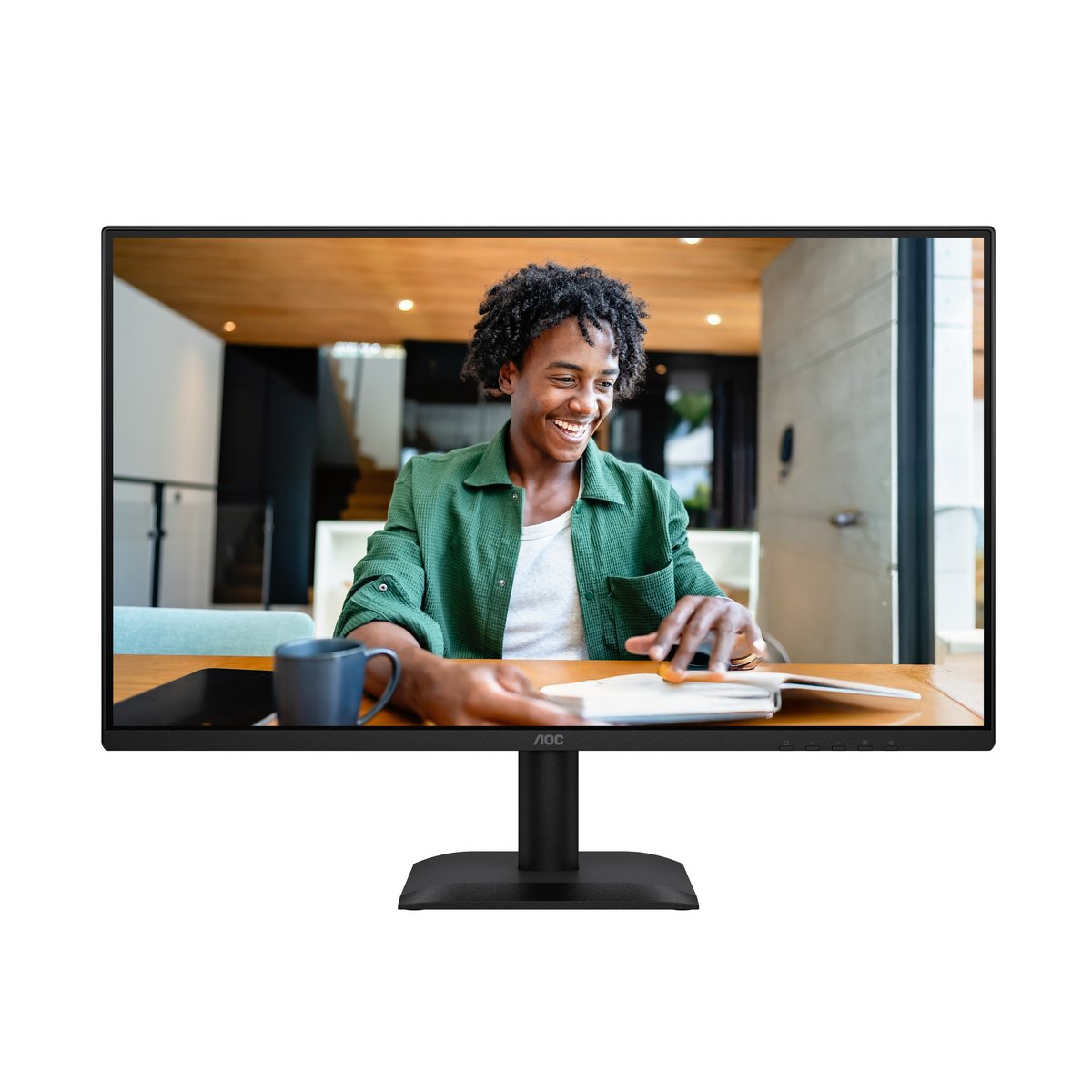 AOC-27E40L E40 Monitor|27 Inch|4ms (GtG)|IPS|1920*1080 144Hz|300nits|HDMI+DP|Internal PSU|3R Warranty