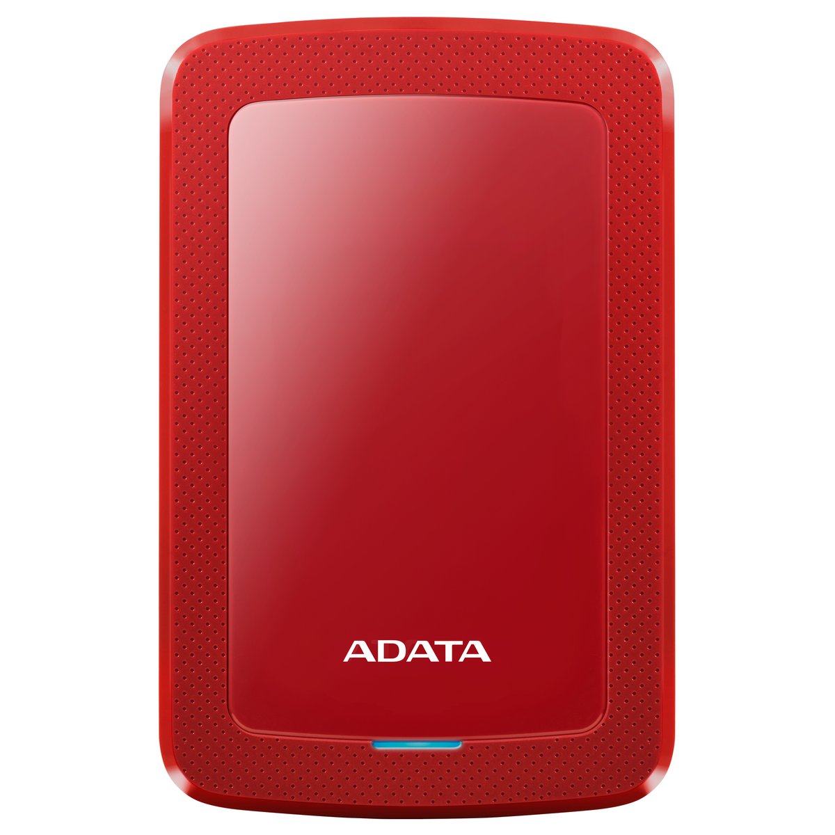 Adata HV300 series 2Tb/2000Gb Red , 10mm slim design , G Shock Sensor Protection with warning LED , AES-256 bit encryption , with HDD transmission status LED , usb 3.0 ( USB 3.1 Gen1 / usb2.0 backward compatible ) , usb-powered , 126x81x10mm , with OStoGO + HDDtoGo utilities + 60days trial norton internet security - 3 years warranty
