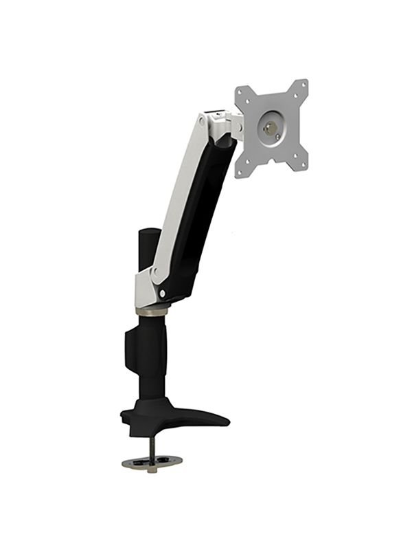 Aavara Ai110 free style display stand - flip mount for 1x display - grommet base , with 1 arm / 2 joints - 110 ( +90~-20 ) tilt angle adjustable , 95 ( +60~-35 ) tilt arm adjustment , +/-90 swivel angle adjustable , 360 rotation pivot for landscape or portrait , height adjustable , with ExperTorque technology , smart cable management , aluminum alloy/Steel , VESA mounting : 100x100 / 75x75mm , support up to 34"/12Kg