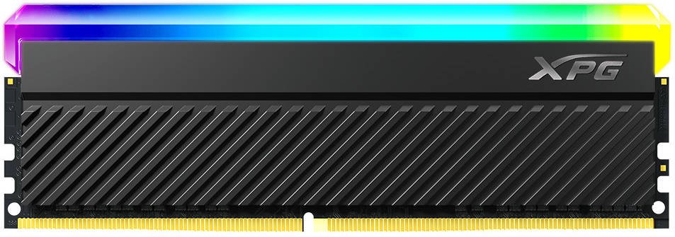 Adata AX4U36008G18i-CBKD45G RGB D45g , tall heatsink ( 133.4x45.3x8.2mm ) with 2oz Copper 10-layer PCB , 8Gb - support AMD + Intel XMP ( eXtreme Memory Profiles ) , Ddr4-3600 ( pc4-28800) , CL18 , 1.35v - 288pin - lifetime warranty