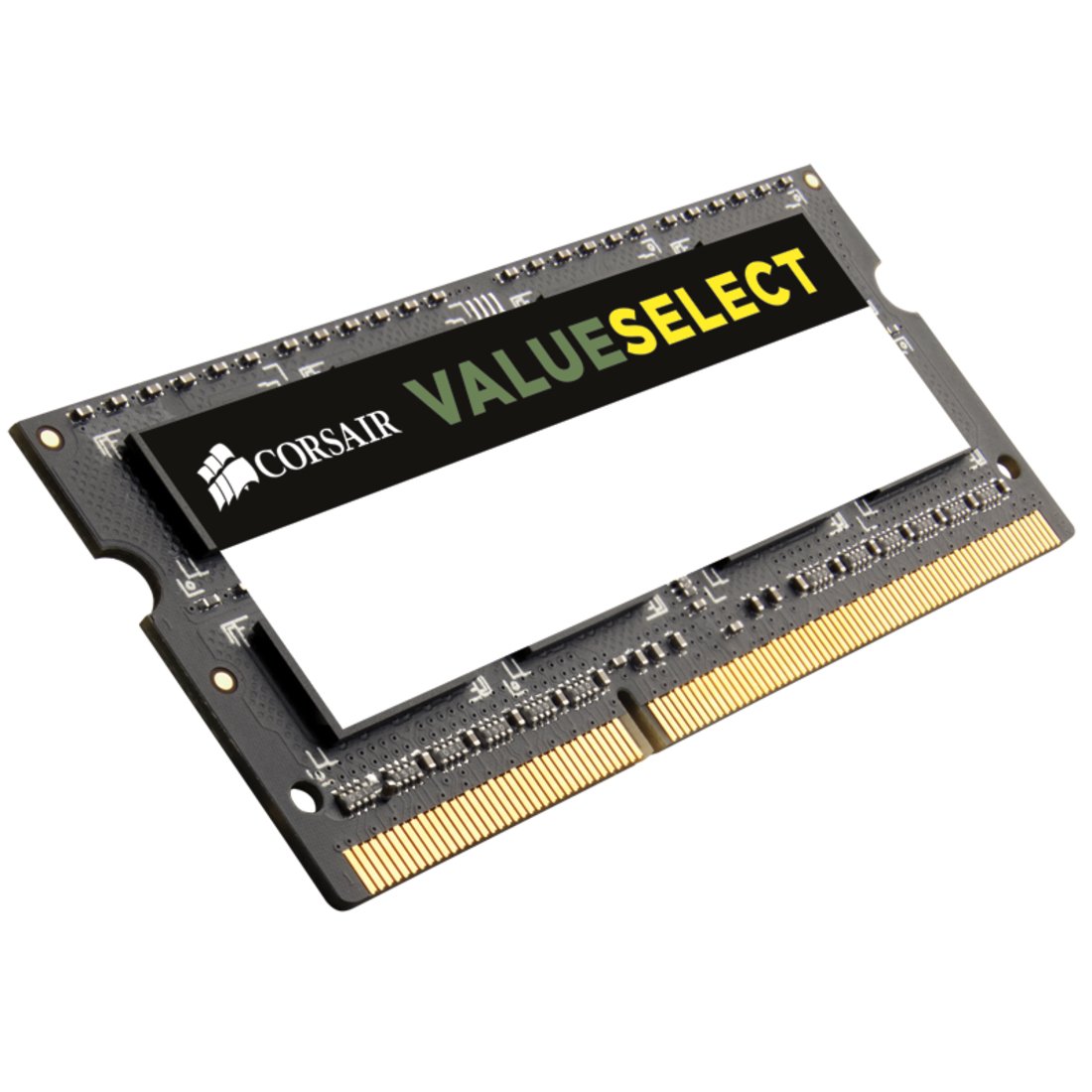 Corsair CMSo8GX3M1C1333C9 valueselect , 8Gb so-dimm , 204 pin - DDR3-1333 , CL9 , 1.35V / 1.5V dual voltage - lifetime warranty