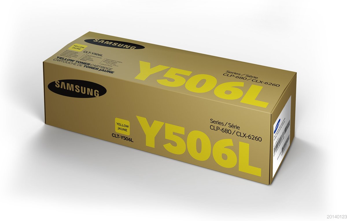 Samsung clt-y506L Yellow toner , Large yield , 3500pages - for samsung CLP-680 series , CLX-6260 series