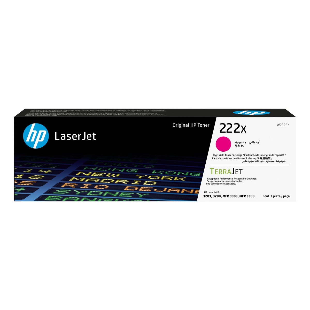 Hp w2223x no.222X Mag 2500p