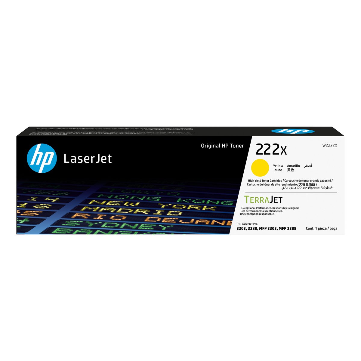 Hp w2222x no.222X Yel 2500p