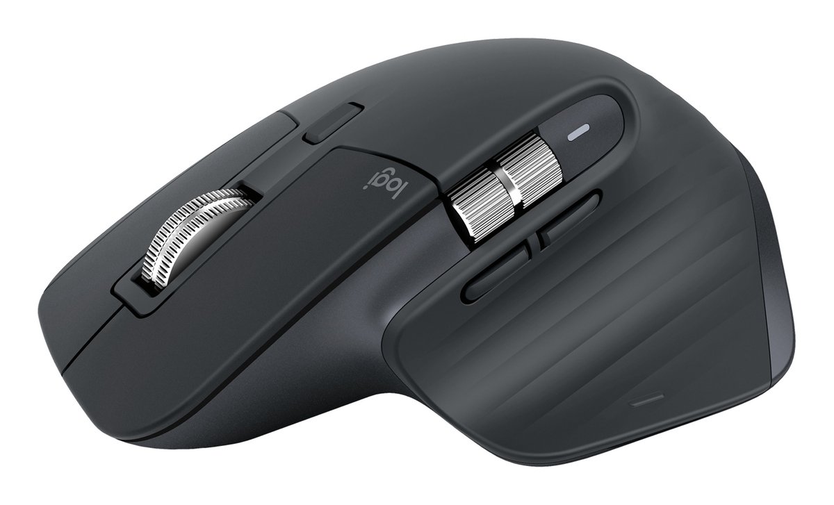 LOGITECH - MX MASTER 3S WIRELESS MOUSE - GRAPHITE