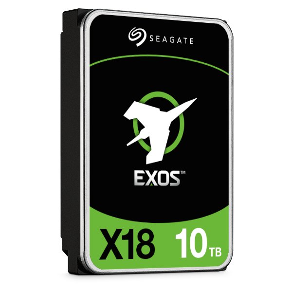Seagate Exos X18 ST10000NM018G 10TB HDD; 3.5''; 6GB/s SAS Fast Format 4Kn/512e; RPM 7200; 5 Year Limited Warranty.